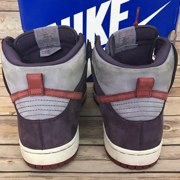 Nike SB Dunk High Plum Pruple Rare size 8.5 - Picture 5 of 8
